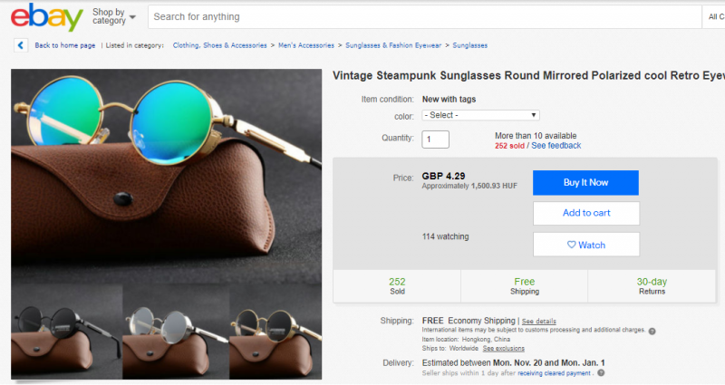 Ami az eBay-en már csak 1500 forintba kerül és Kínából származik.
