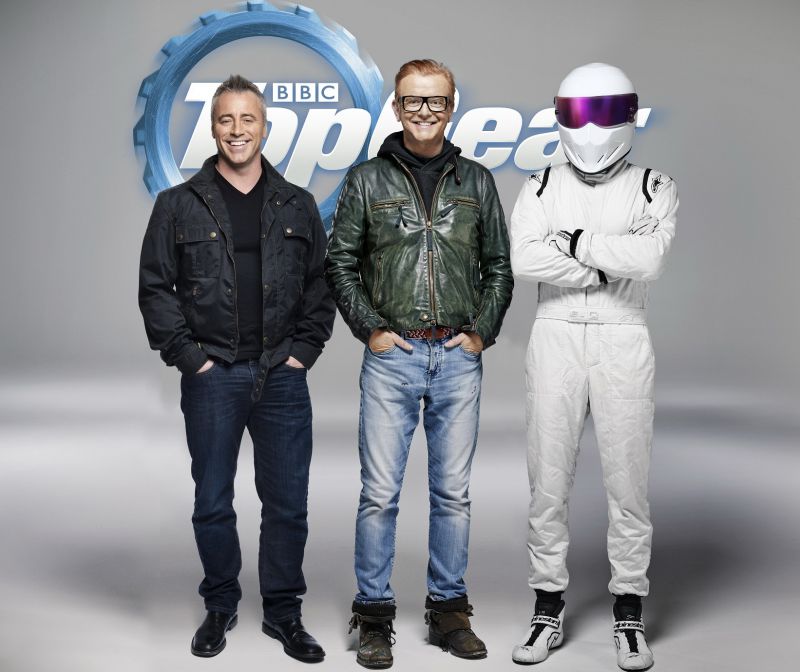 New Top Gear host Matt LeBlanc, host Chris Evans, and The Stig (c) TopGe..._cut