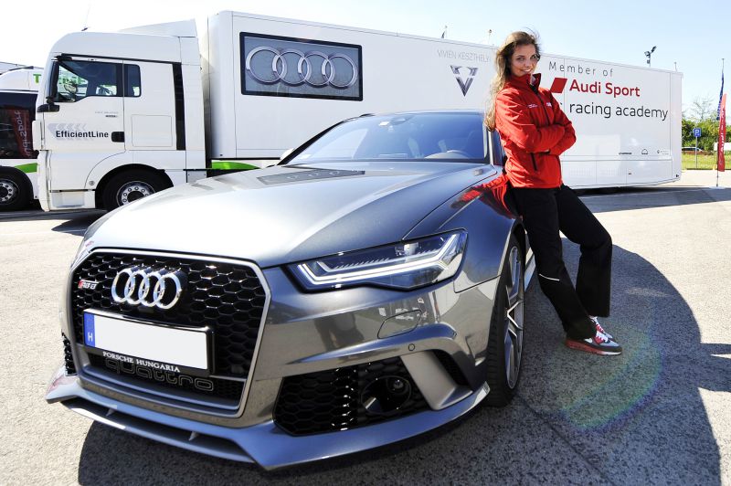 Kesztehlyi Vivien Audi Sport racing academy